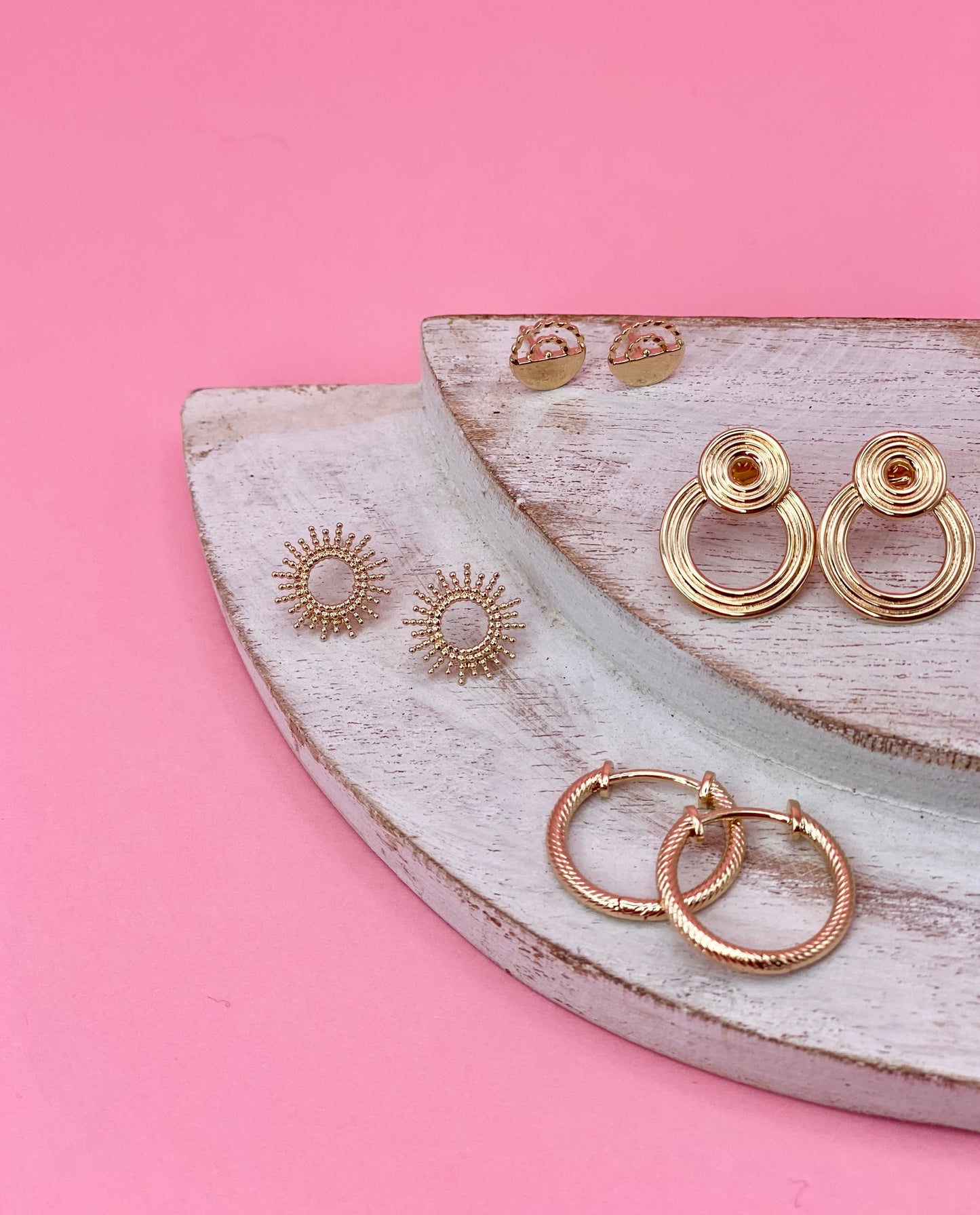 Boucles d'oreilles Capri or