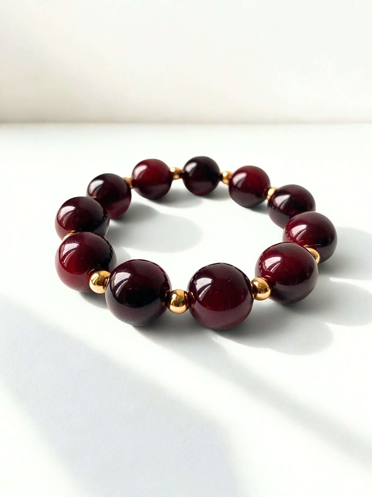 Bracelet Charlie Aubergine