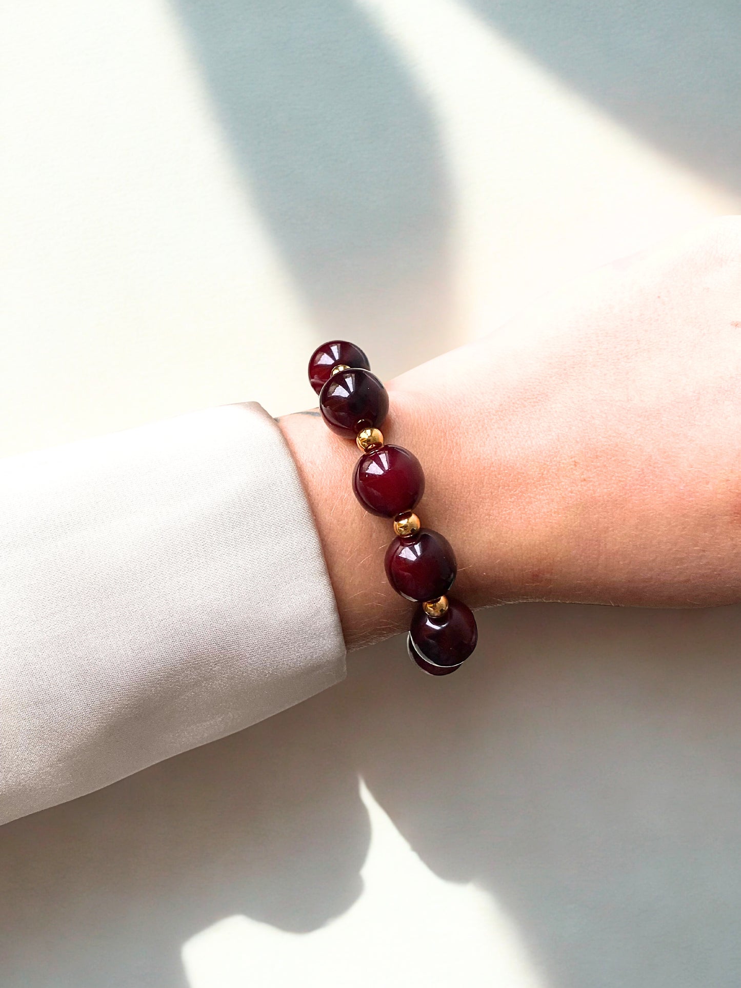 Bracelet Charlie Aubergine