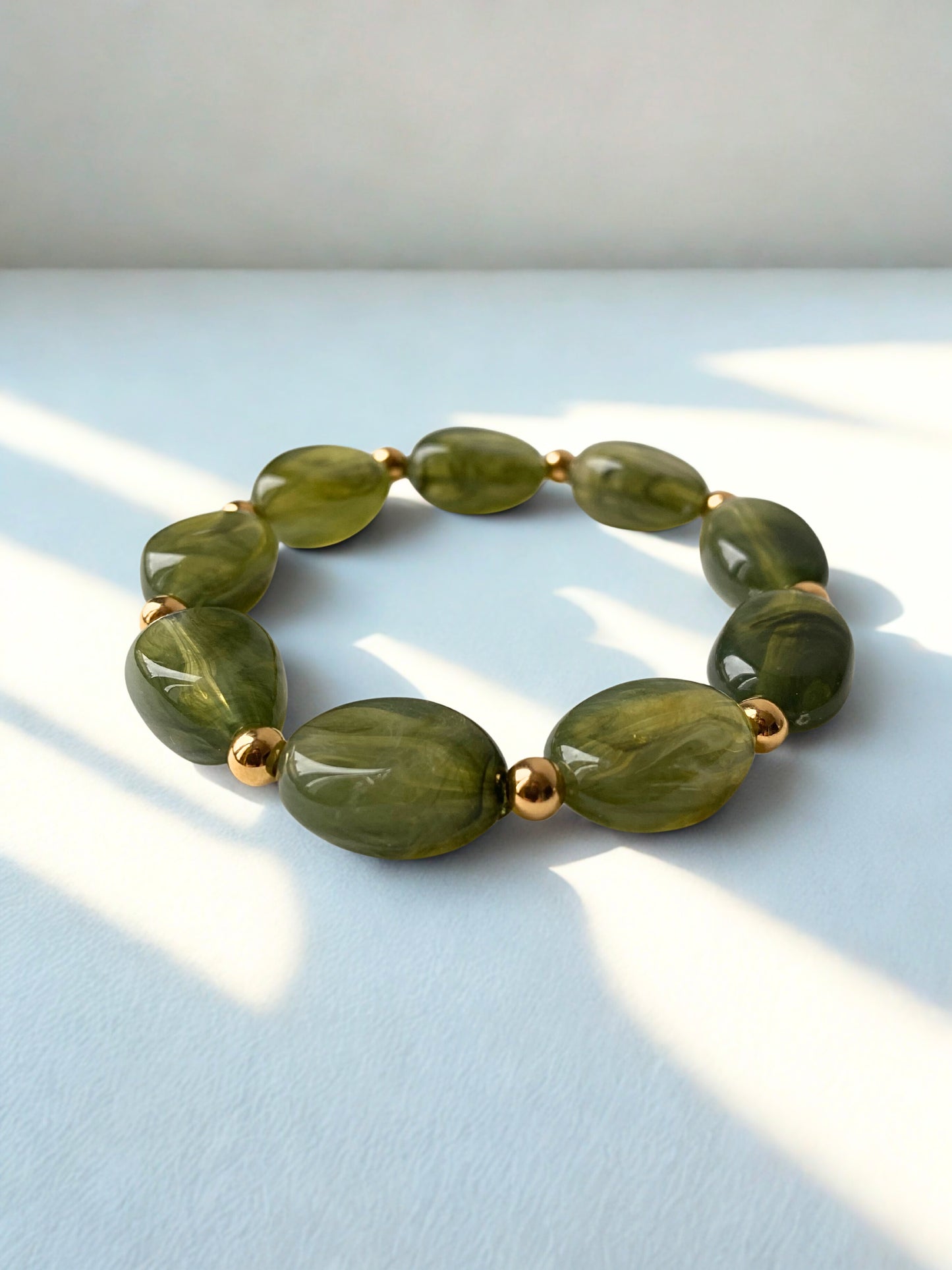 Bracelet Oscar Vert olive