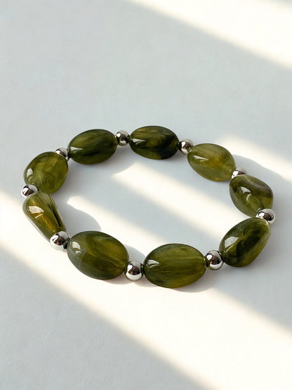 Bracelet Oscar Vert olive