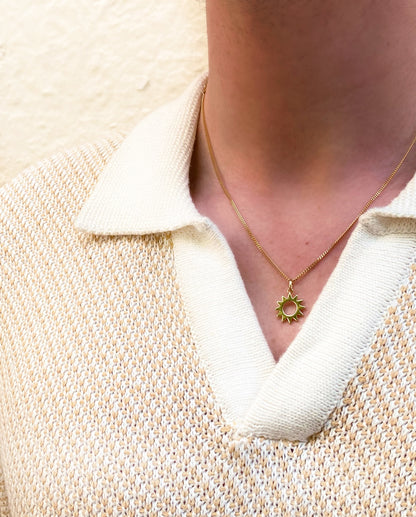 Collier Capri or homme
