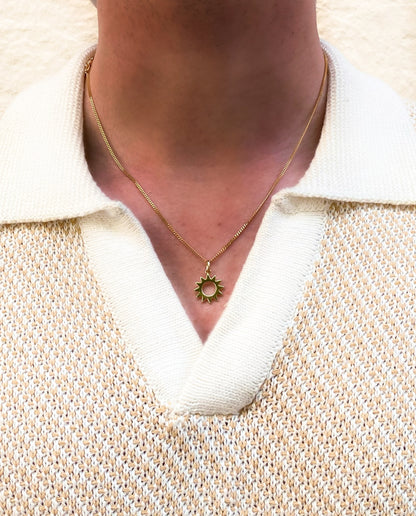 Collier Capri or homme