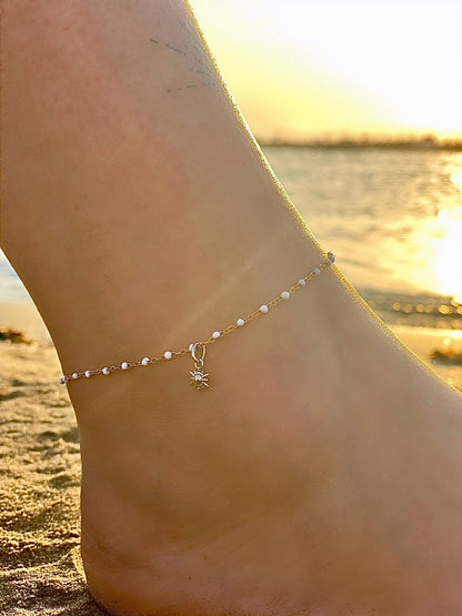 Bracelet de cheville Capri or