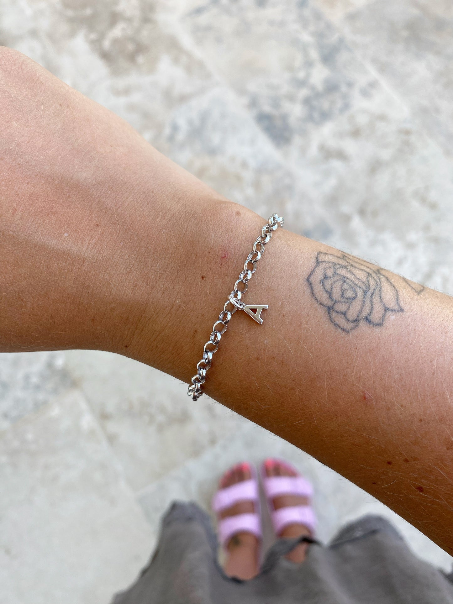 Bracelet Lettre argent