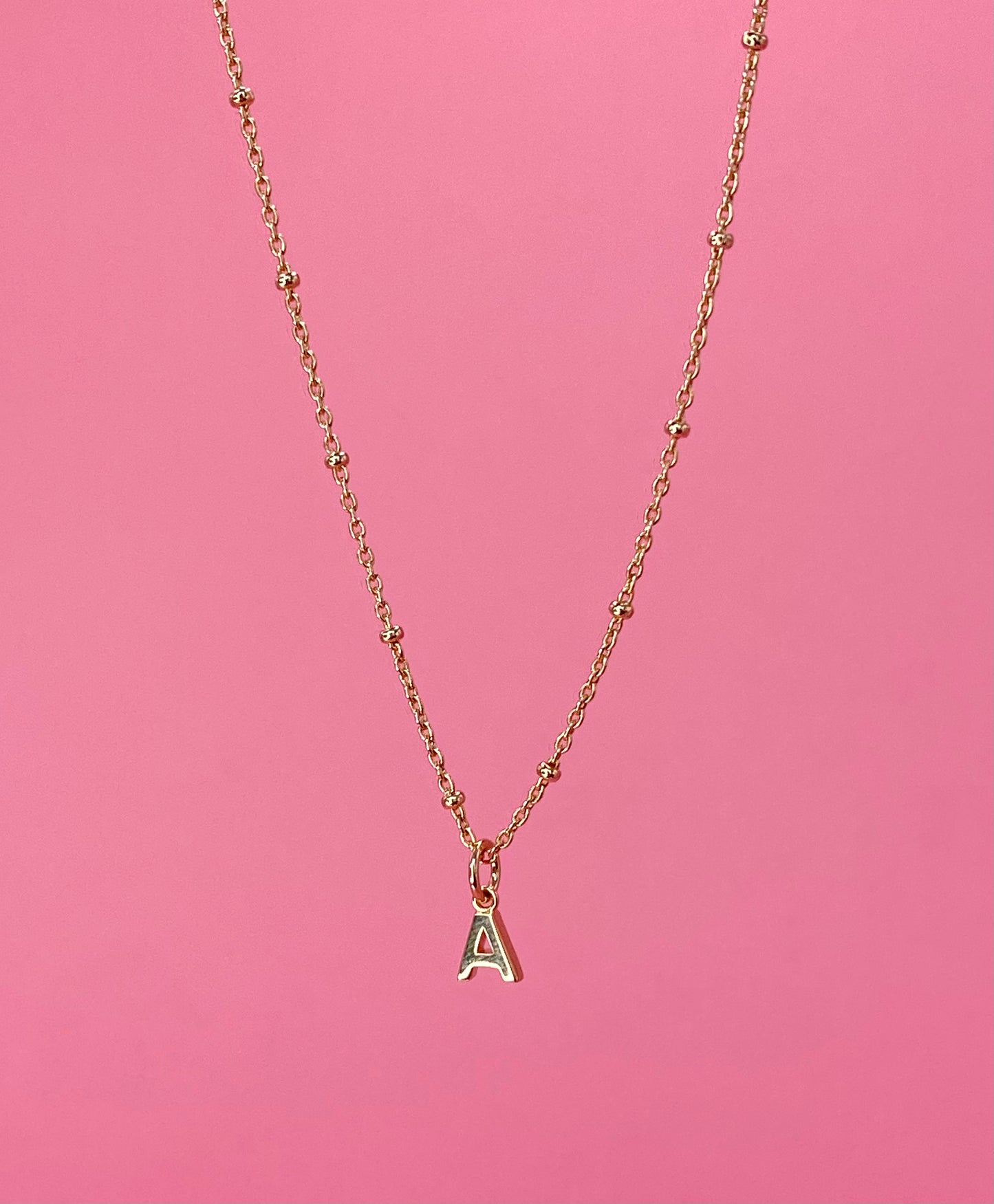 Collier Lettre or