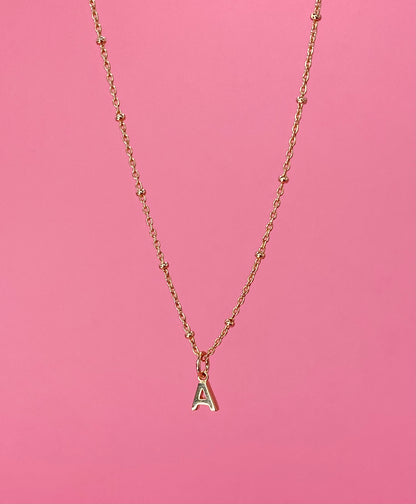 Collier Lettre or