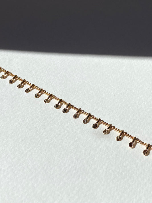 Bracelet de cheville Ciao Bella or