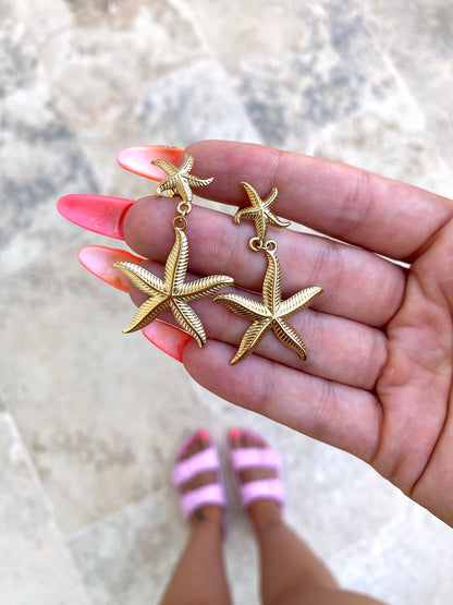 Boucles d'oreilles Étoile de mer