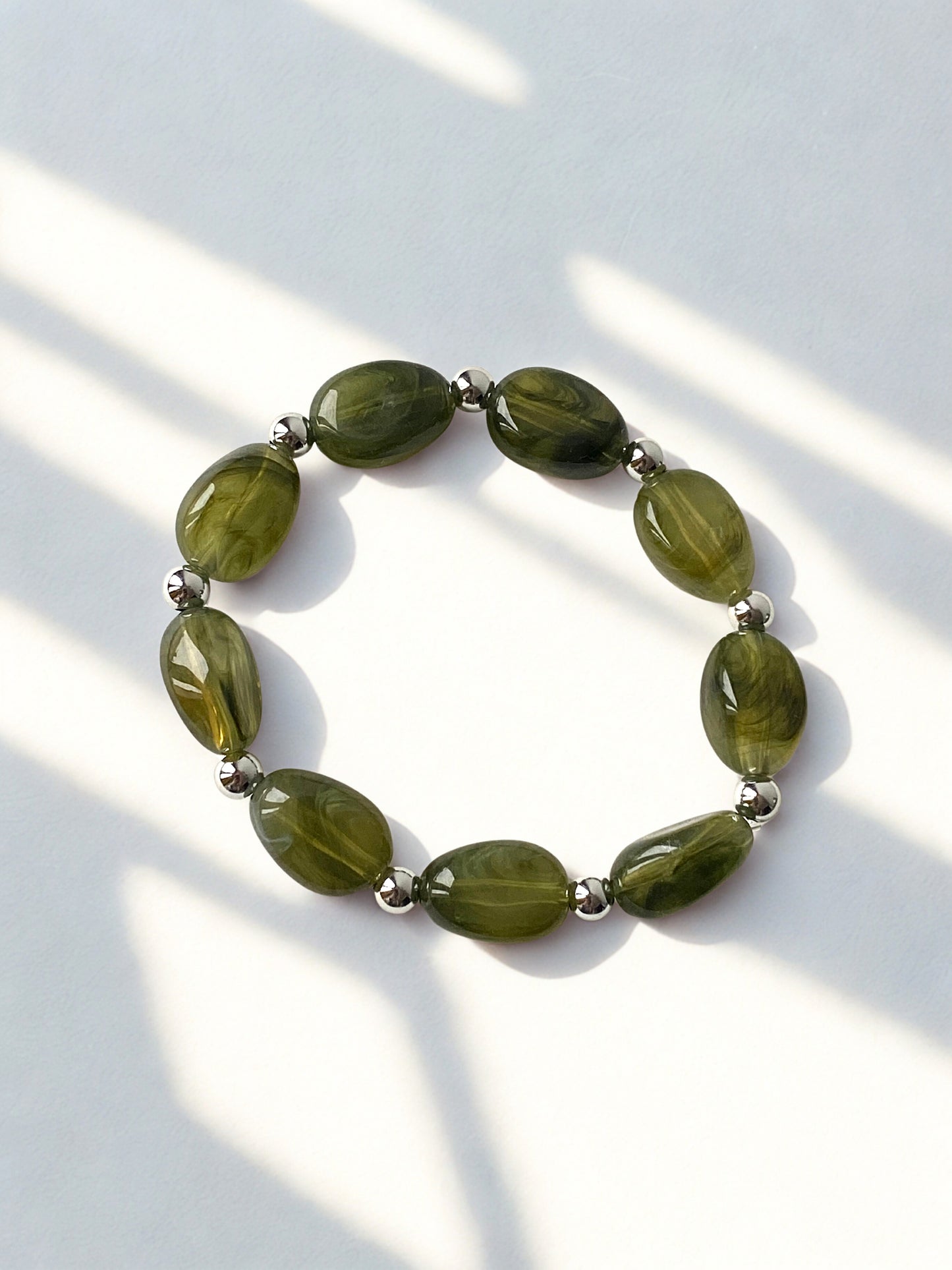 Bracelet Oscar Vert olive