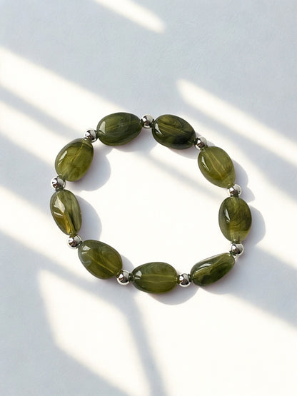 Bracelet Oscar Vert olive