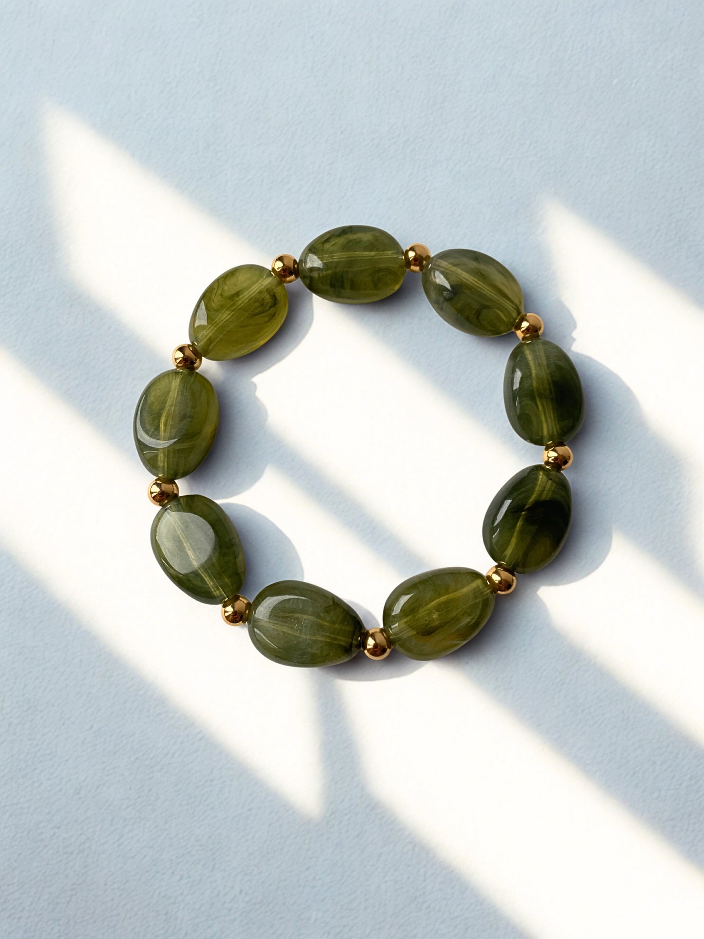 Bracelet Oscar Vert olive
