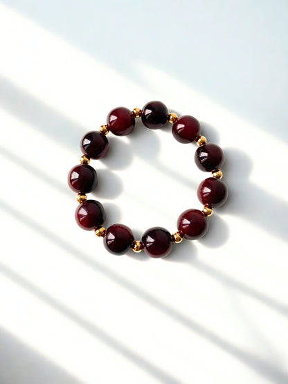 Bracelet Charlie Aubergine
