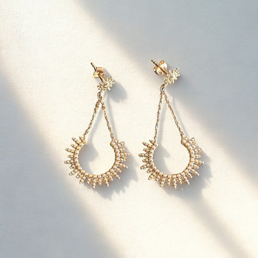 Boucles d'oreilles Capri Pendantes