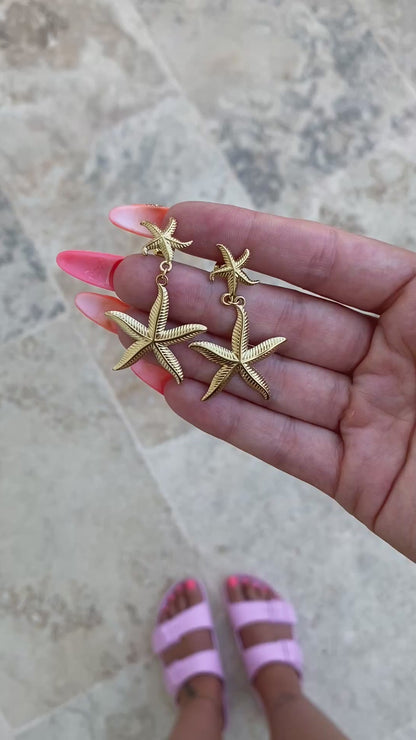 Boucles d'oreilles Étoile de mer